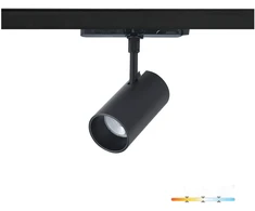 10W LED akcentinis šviestuvas į 3 fazių bėgelius NEXTRACK CORE, juodas, 3000/4000/5000K, 36°
