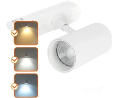 10W LED akcentinis šviestuvas į 3 fazių bėgelius NEXTRACK CORE, baltas, 3000/4000/5000K, 36°