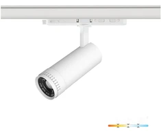 10W LED akcentinis šviestuvas į 3 fazių bėgelius NEXTRACK VISION, baltas, 3000/4000/5000K, 30-60°