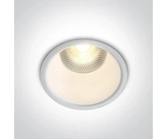 10W LED įleidžiamas šviestuvas, baltas, 3000/3500/4000K, 10110FD/W/V