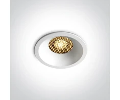 10W LED įleidžiamas šviestuvas, baltas, 3000/3500/4000K, su filtru nuo akinimo, 10110DH/W/V