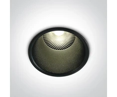 10W LED įleidžiamas šviestuvas, juodas, 3000/3500/4000K, 10110FD/B/V