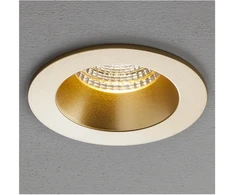 10W LED įleidžiamas šviestuvas MT 144 LED, aukso sp., 4000K