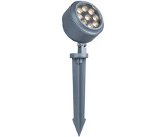 10W LED įsmeigiamas lauko šviestuvas RIDOX, tamsiai pilkas, 3000K, dimeriuojamas, 4310700