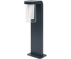 10W LED lauko pastatomas šviestuvas, tamsiai pilkas, 3000K, išmanus+WiFi valdymas, 50cm