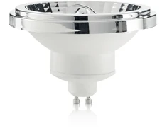 10W LED lemputė GU10, 3000K, chromo spalvos, 189031