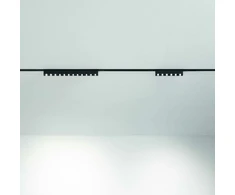 10W LED linijinės sistemos šviestuvas DEVA, juodas, 3000K, 332734