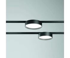 10W LED linijinės sistemos šviestuvas DEVA, juodas, 3000K, 332864