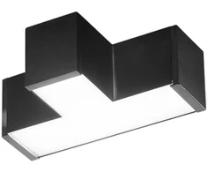 10W LED linijinio šviestuvo T formos sujungimas NEXT, juodas, CCT