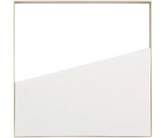 10W LED lubinis šviestuvas ALBA, baltos/aukso sp., CCT