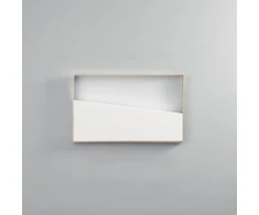 10W LED lubinis šviestuvas ALBA, baltos/aukso sp., CCT