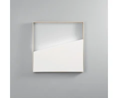 10W LED lubinis šviestuvas ALBA, baltos/aukso sp., CCT