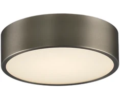 10W LED lubinis šviestuvas DINS, matinės nikelio sp., 2700/3000/4000K, dimeriuojamas, IP44, P0395072NMDP