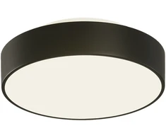 10W LED lubinis šviestuvas DINS, matinės juodos sp., 2700/3000K, IP44, P0395070N