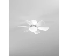 10W LED lubinis šviestuvas - ventiliatorius WIND, baltas, CCT, dimeriuojamas