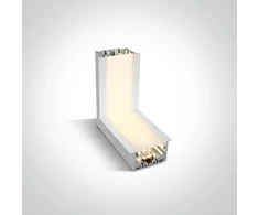 10W LED lubų - sienos kampinė jungtis, balta, 3000K, 38152RL/W/W