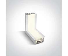 10W LED lubų - sienos kampinė jungtis, balta, 4000K, 38152RL/W/C