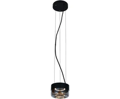 10W LED pakabinamas šviestuvas ECLIPSE, juodos/dūmų sp., 2700K, C4029090N