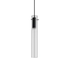 10W LED pakabinamas šviestuvas FLAM, chromo sp./skaidrus, 3000K, 321059