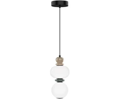 10W LED pakabinamas šviestuvas GEMMA, juodos/pilkos/rudos/baltos sp., 3000K, 4330900