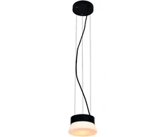 10W LED pakabinamas šviestuvas TRAP, juodos/baltos sp., 2700K, C4041090N