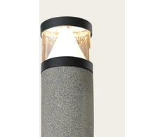 10W LED pastatomas lauko šviestuvas, pilkos/juodos sp., 3000K, IP65, E411