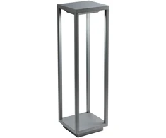 10W LED pastatomas lauko šviestuvas TOWER, tamsiai pilkas, 3000/6000K, IP54, valdomas TUYA programėle (10% - 100%), 90052