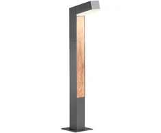 10W LED pastatomas lauko šviestuvas WOODY, tamsiai pilkas, 3000K, IP54, 90512