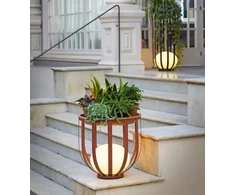 10W LED pastatomas šviestuvas BOLS, terakotos sp., 2700K, IP65, dimeriuojamas