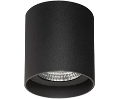 10W LED paviršinis/pakabinamas šviestuvas MATE, juodas, 4000K
