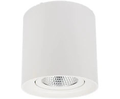 10W LED paviršinis pakreipiamas lubinis šviestuvas PC 01, matinės baltos sp., 3000K