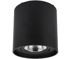 10W LED paviršinis pakreipiamas lubinis šviestuvas PC 01, matinės juodos sp., 4000K