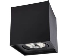 10W LED paviršinis pakreipiamas lubinis šviestuvas PC 01, matinės juodos sp., 4000K