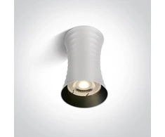 Lubinis šviestuvas 10W LED paviršinis šviestuvas, baltas, GU10, 12105L/W