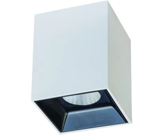 Lubinis šviestuvas 10W LED paviršinis šviestuvas, baltos/juodos sp., 3000K, S068