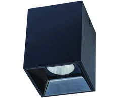Lubinis šviestuvas 10W LED paviršinis šviestuvas, juodas, 3000K, S069
