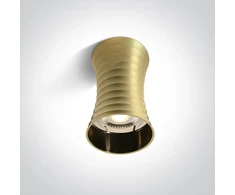 Lubinis šviestuvas 10W LED paviršinis šviestuvas, šlifuoto žalvario sp., GU10, 12105L/BBS