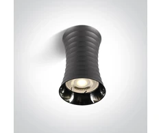 Lubinis šviestuvas 10W LED paviršinis šviestuvas, tamsaus chromo sp., GU10, 12105L/DC
