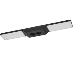 Lubinis šviestuvas 10W LED paviršinis šviestuvas UNDERCABINET, juodas, 3000K, dimeriuojamas