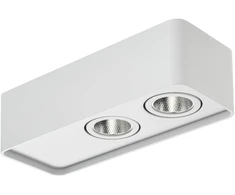 Lubinis šviestuvas 10W LED paviršinis šviestuvas YUKI, matinės baltos sp., 3000K, dimeriuojamas, 01-3689