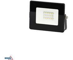 10W LED prožektorius KASTEL, juodas, 6000K, IP65