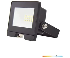 10W LED prožektorius MH, juodas, 6500K, IP65