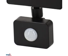 10W LED prožektorius su judesio davikliu LOFOT, juodas, 6000K, IP65