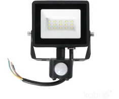 10W LED prožektorius su judesio davikliu MHC, juodas, 6500K, IP44