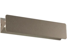 10W LED sieninis šviestuvas AILERON, bronzos sp.