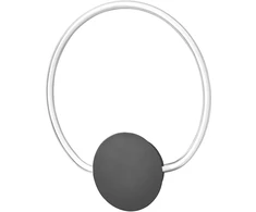 10W LED sieninis šviestuvas AURA, tamsiai pilkas, 3000K