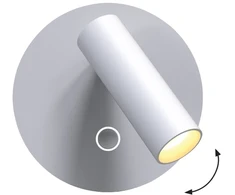 10W LED sieninis šviestuvas NEVADA, baltas, 3000K, dimeriuojamas, 4340700