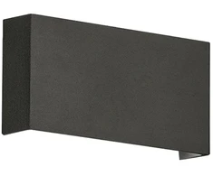 10W LED sieninis šviestuvas QUADRO, juodas, 3100K, šviečia į viršų ir į apačią, 4226200