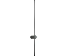 Italux 10W LED sieninis šviestuvas VINTO, juodas, 4000K