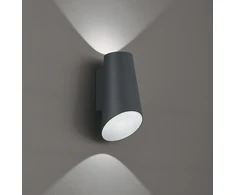 10W LED sieninis šviestuvas VISTA, tamsiai pilkas, 3000K, šviečia į viršų ir į apačią, 4260500